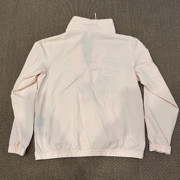 LULULEMON HALF ZIP PULL OVER WIND BREAKER JACKET MINK BERRY PINK SIZE 8 - Picture 2 of 4